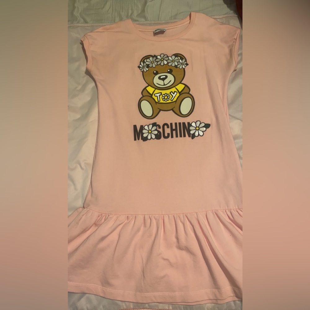 Moschino Pink Teddybear Dress